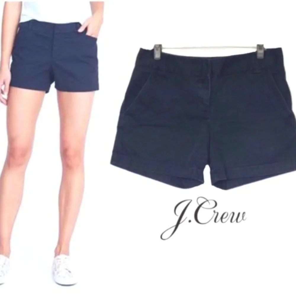 J. Crew Navy Blue Chino Shorts